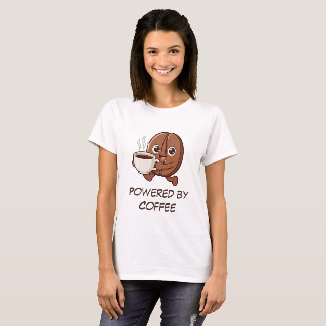 Camiseta Little Kaka – Powered by Coffee (Frente Completa)