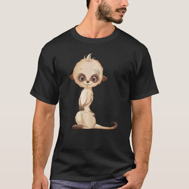 Camiseta Little Meerkat Manguster (Frente)