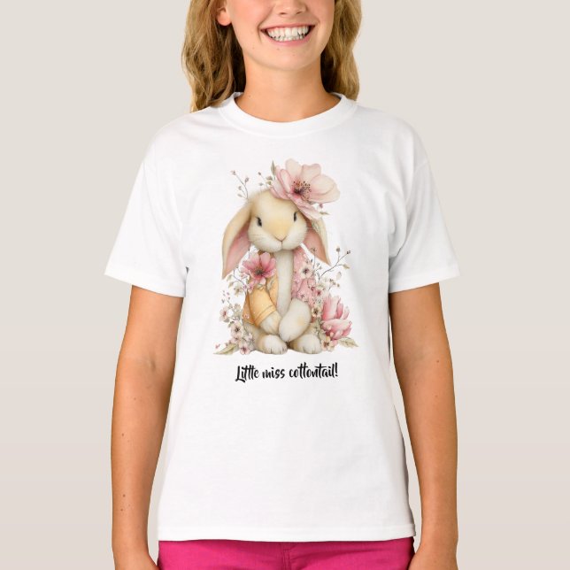 Camiseta Little Miss Cottontail (Frente)