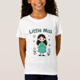 Camiseta Little Miss Cute Girl