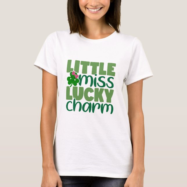 Camiseta Little Miss Lucky Charm (Frente)