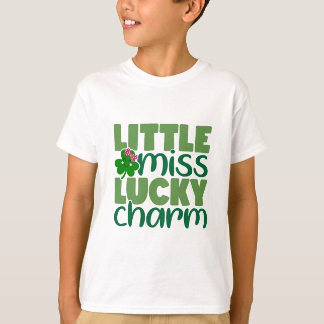 Camiseta Little Miss Lucky Charm (Frente)