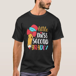 Camiseta Little Miss Second Grade Back To School Girl Boy