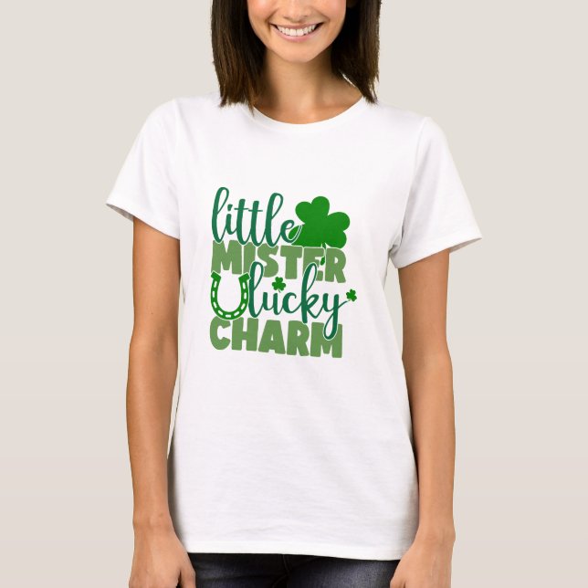 Camiseta Little Mister Lucky Charm (Frente)