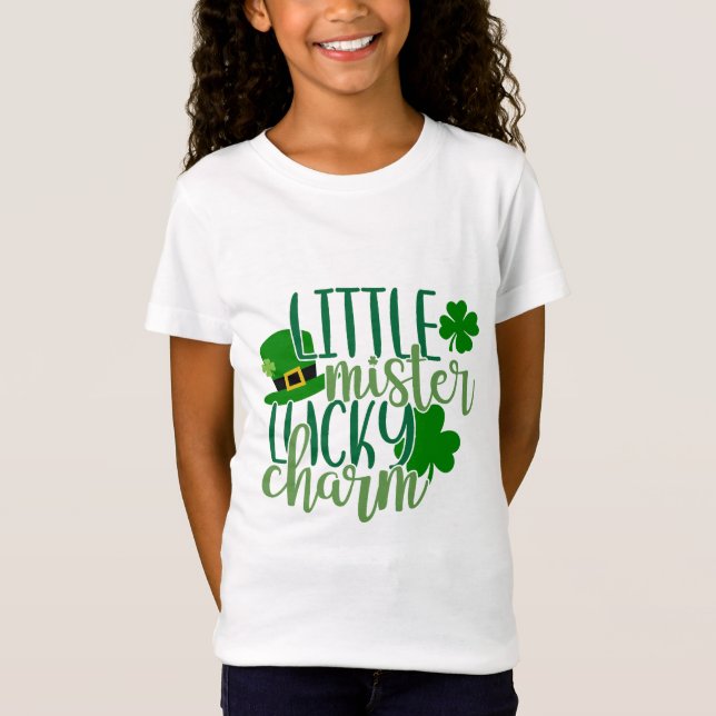 Camiseta Little Mister Lucky Charm (Frente)