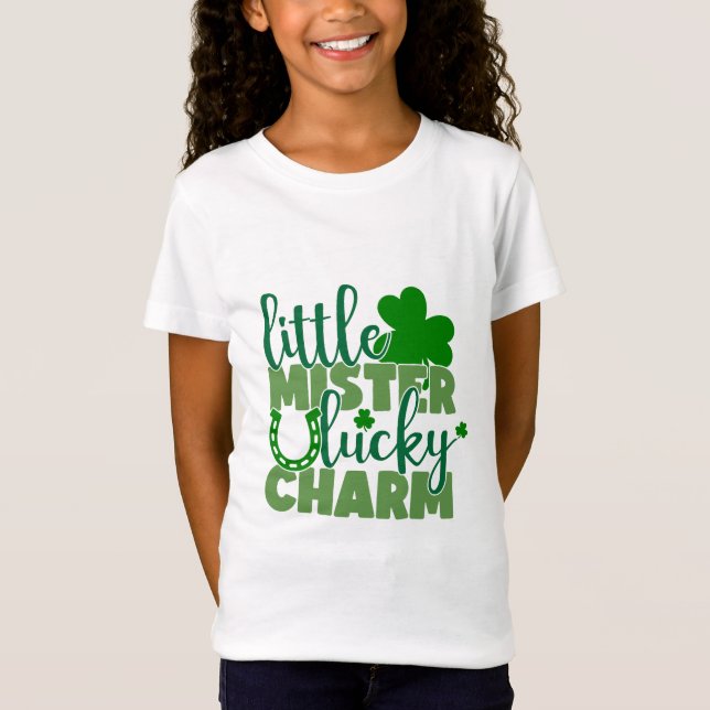 Camiseta Little Mister Lucky Charm (Frente)