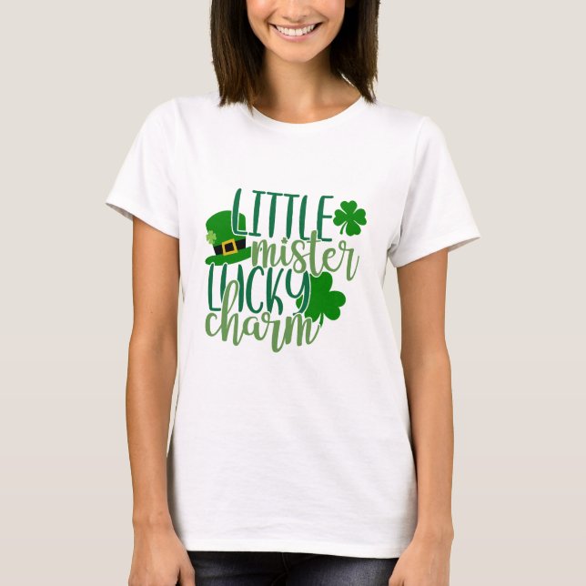 Camiseta Little Mister Lucky Charm (Frente)