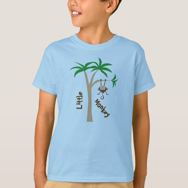 Camiseta Little Monkey with Tree (Frente)