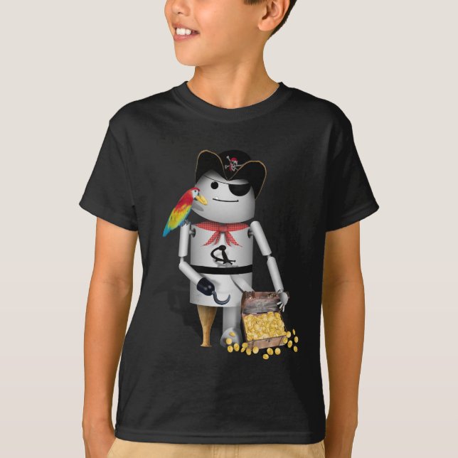 Camiseta Little Pirate Robo-x9 (Frente)