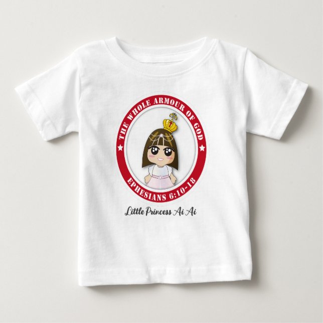 Camiseta Little Princess Ai Ai Baby Fine Jersey (Frente)
