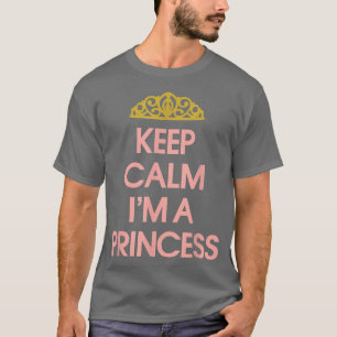 Camiseta Little Princess, Funny Keep Calm Im a Princess s
