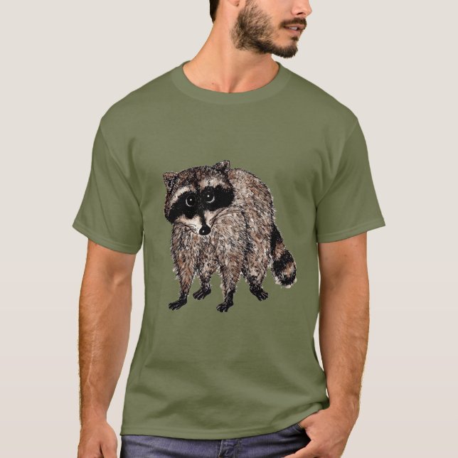 Camiseta Little Raccoon (Frente)