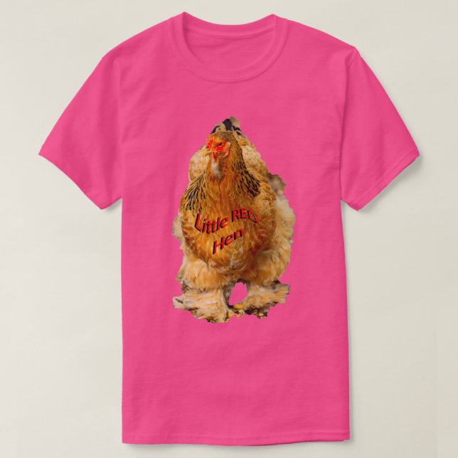 Camiseta Little Red Hen (Frente do Design)