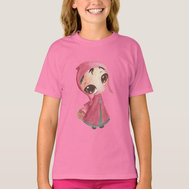 Camiseta Little red riding hood (Frente)