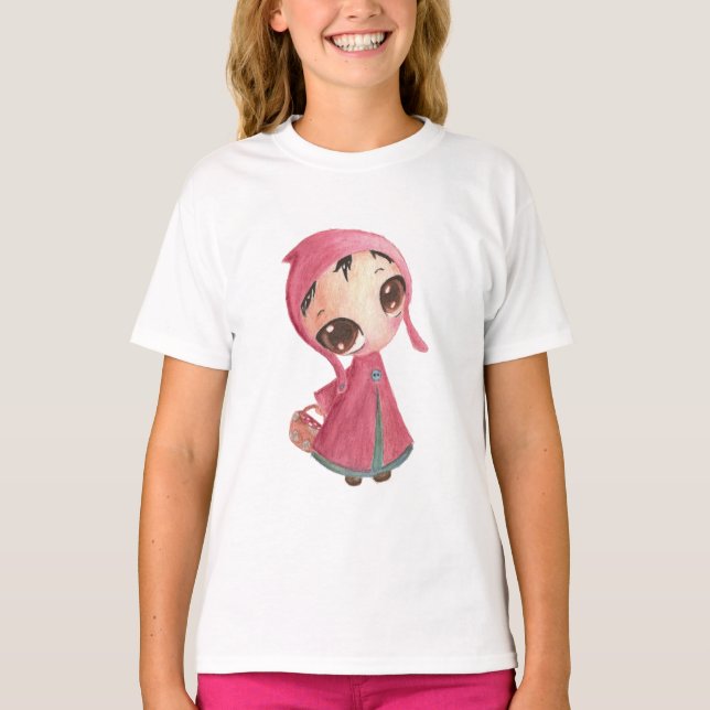 Camiseta Little red riding hood (Frente)