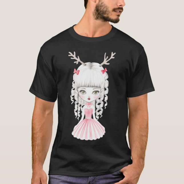 Camiseta Little Reindeer de Natal (Frente)
