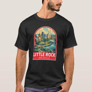 Camiseta Little Rock Arkansas Viagem Art Emblem