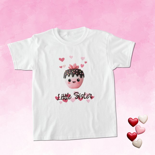 Camiseta Little Sister Valene Kawaii Berry (Criador carregado)