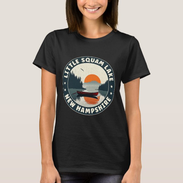 Camiseta Little Squam Lake New Hampshire Sunset T Shirt  (Frente)