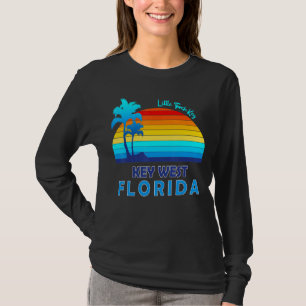 Camiseta Little Torch Key West Florida Retro Tropical B