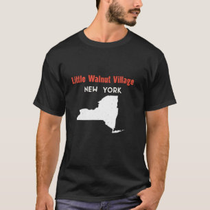 Camiseta Little Walnut Village New York EUA State America T