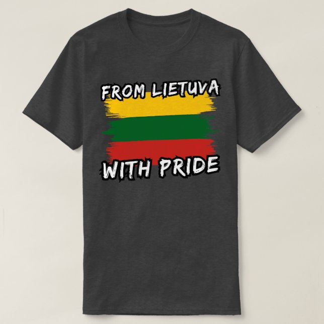 Camiseta Lituânia 2 (Frente do Design)