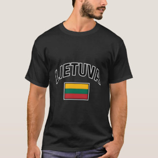 Camiseta Lituânia: Bandeira Orgulhosa Em Lituano
