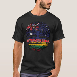 Camiseta Lituânia Lituano Australiano Austrália Árvore