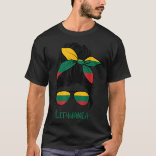 Camiseta Lituânia Menina lituana Litervis