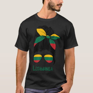 Camiseta Lituânia Menina lituana Litervis