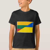 Lituânia Ucrânia Bandeira Lituano Ucraniano Nação