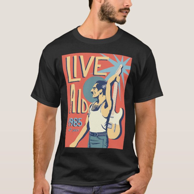 Camiseta Live Aid 1985 Classic (Frente)