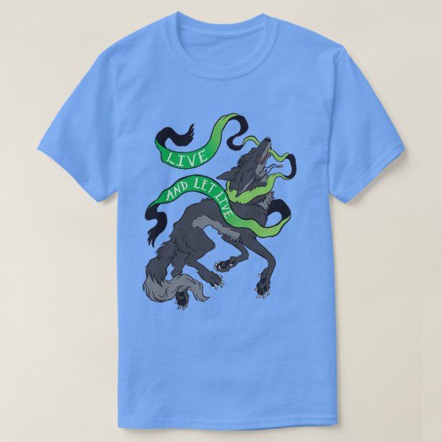 Camiseta Live and Let Live (Frente do Design)