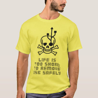 Camiseta Live é a curto para remover com segurança o uso