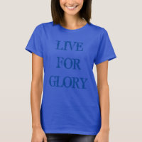 Live for glorioso Blue Logo design