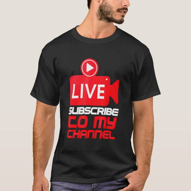 Camiseta Live Irl Streaming Streaming Creator Blogger 1 (Frente)