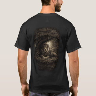 Camiseta Live It, Feel It Lion Graphic