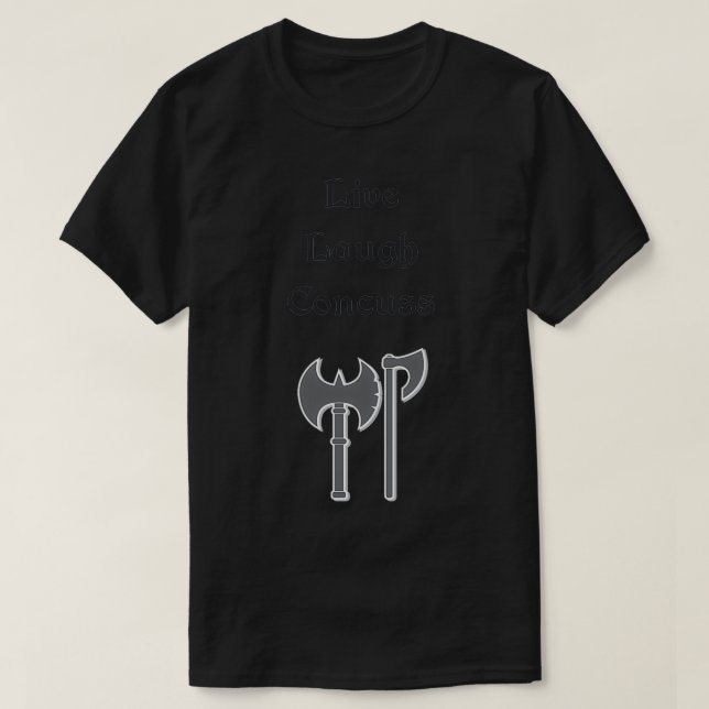 Camiseta Live Laugh Concuss Classic TSirt (Frente do Design)