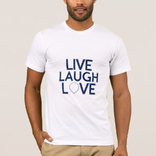Camiseta Live Laugh Love