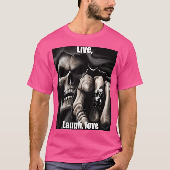 Camiseta Live Laugh Love (Frente)