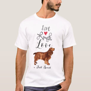 Camiseta Live Laugh Love a Field Spaniel T-Shirt