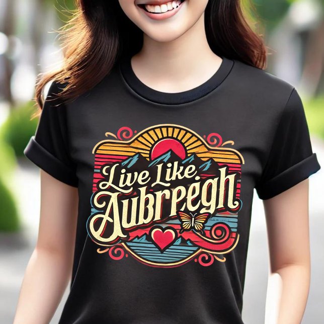 Camiseta Live Like Aubreigh wyatt merch (Criador carregado)