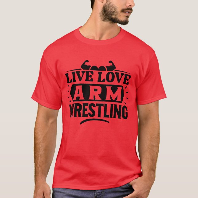 Camiseta Live Love Arm Luta (Frente)