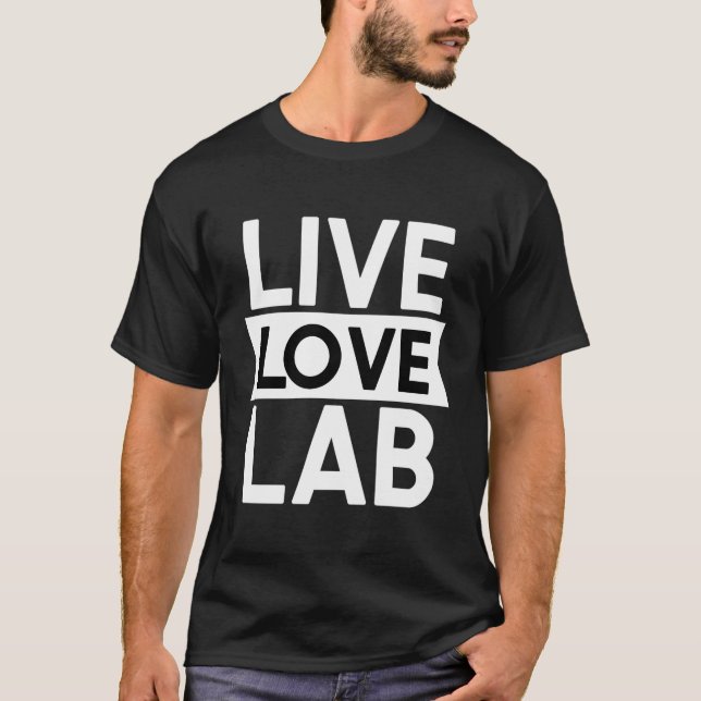 Camiseta Live Love Lab - Cientista Forense (Frente)