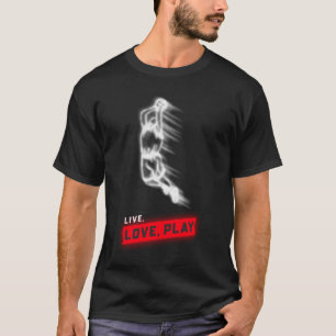 Camiseta  Live Love Play