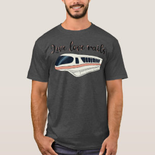 Camiseta Live Love Rails - Presente Perfeito