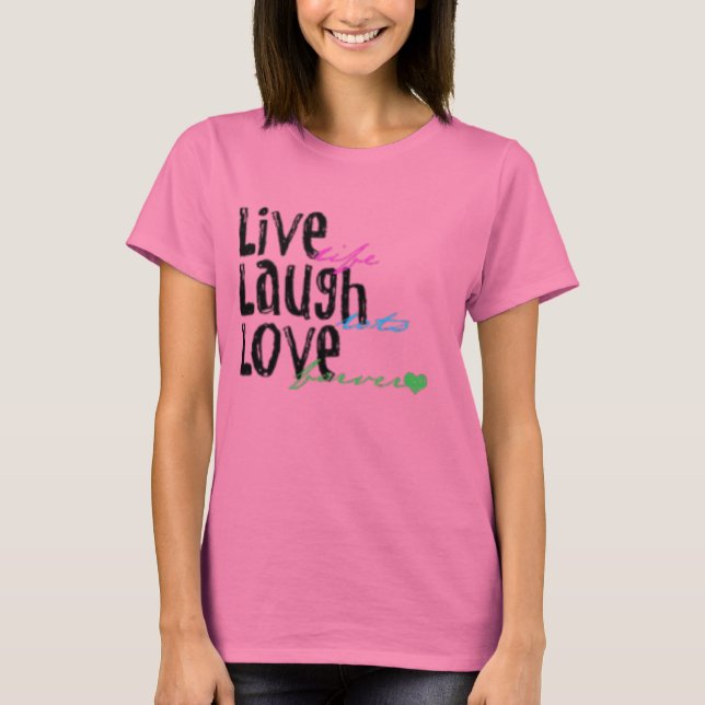 Camiseta Live, Love, Ria (Frente)