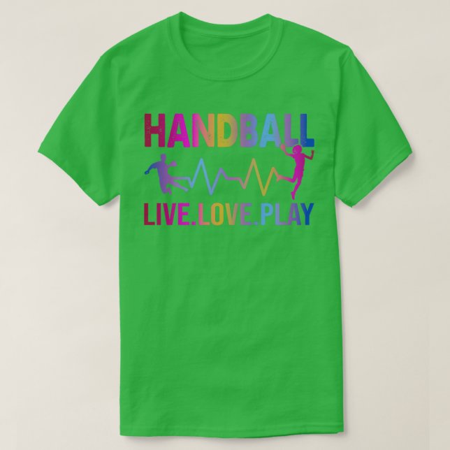 Camiseta Live Love Sport Handball (Frente do Design)