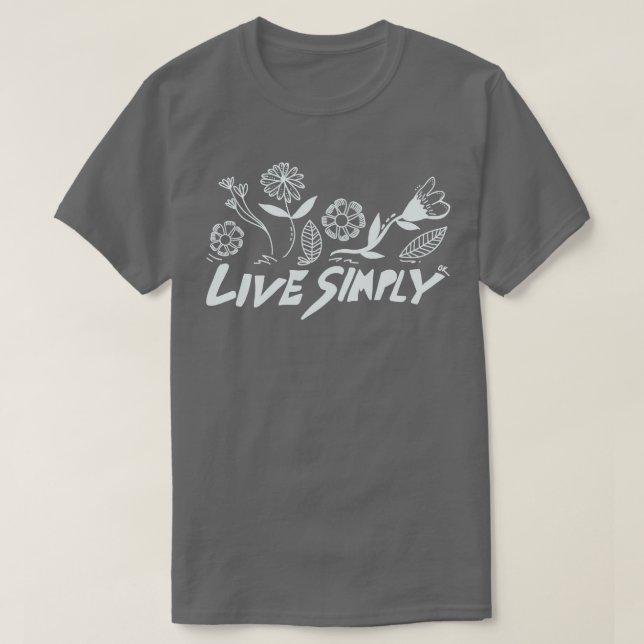 Camiseta Live Simply 1 (Frente do Design)
