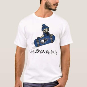 Camiseta Live Skate Die